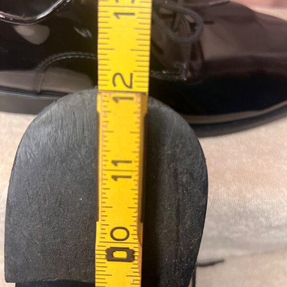 Joseph Abboud Mens Black Shiny Dress Shoes Size 9M Formal Lace-Up 4600 123022 - Picture 16 of 16